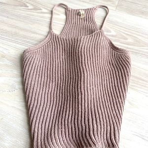 Knit Racerback Tank Top